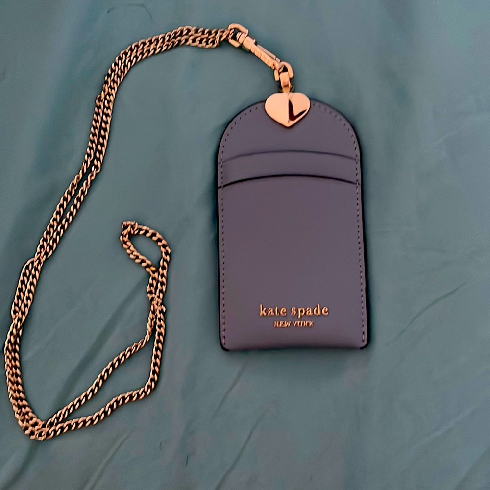 Kate spade lanyard card holder